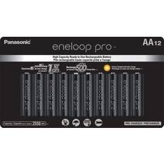 2 Pack AAA Panasonic Eneloop 4th Generation NiMH Pre-Charged Rechargeable  Batteries Newest Version 2100 Cycles 