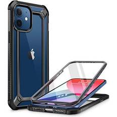 Supcase Unicorn Beetle EXO Pro Series Case for iPhone 12 Mini (2020 Release) 5.4 Inch, with Built-in Screen Protector Premium Hybrid Protective Clear Bumper Case (Black)