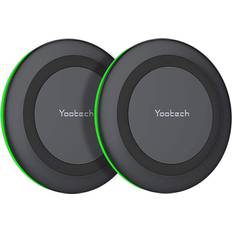 Wireless charger iphone 11 Yootech [2 Pack] Wireless Charger,10W Max Fast Wireless Charging Pad Compatible with iPhone 14/14 Plus/14 Pro/14 Pro Max/13/13 Mini/SE 2022/12/11/X,Samsung Galaxy S22/S21,AirPods Pro 2(No AC Adapter)