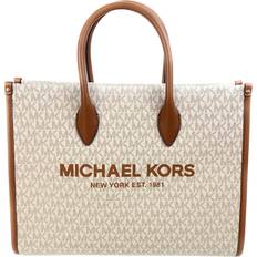 Michael Kors, Bags, Michael Kors Mirella Small Shopper Crossbody Bag  Chambray Blue Canvas
