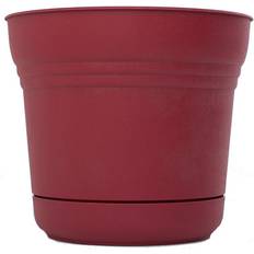 Bloem Saturn Round Planter with Saucer ∅14.5"