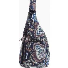 Vera Bradley Mini Sling Backpack in Java Navy Camo