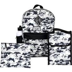 Ralme Boys Camo Gaming Backpack with Lunch Box 6 Piece 16 inch
