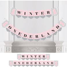 Blue Winter Onederland Decorations. Winter Onederland Straws. Winter  Wonderland Straws. Blue Winter Wonderland Decorations. Snowflake Straws