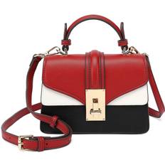 Scarleton Mini Top Handle Crossbody Bags - Black/Red