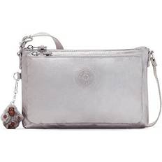 Kipling Mikaela Crossbody Bag - Smooth Silver Metallic