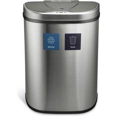 Nine Stars Motion Sensor Touchless 21.1 Gal Trash Can Stainless Steel