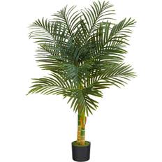 Nearly Natural 4Ft Potted Golden Cane Palm Tree