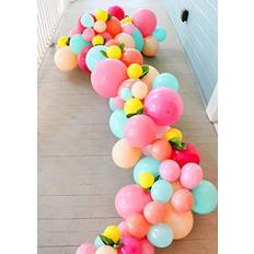 Garlands & Confetti Balloon Garland kit Pink Blue Peach Balloon Arch Tropical Flamingo Party Unicorn Party Wedding Bridal Shower Birthday Party Decoration