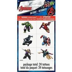 Marvel Stickers Marvel Avengers Tattoos, 24ct MichaelsÂ Multicolor One Size