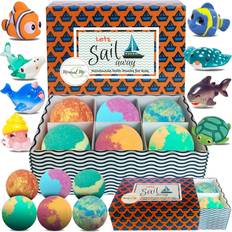 Gender neutral toys Kids Bath Bombs with Toys Inside Gentle and Kid Safe, Gender Neutral, Bubble Bath Fizzies with Surprise Inside. Spa Bath Fizz Balls Kit. Birthday Gift for Girls and Boys