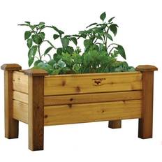 Cedar planter box Gronomics 34 18 Safe Finish Cedar Planter Box