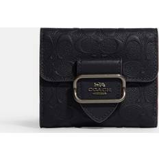 Coach Outlet Small Morgan Wallet In Signature Leather In Black