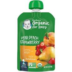 Baby Food & Formulas on sale Gerber 2nd Foods Organic Pear, Peach & Strawberry Puree Pouch