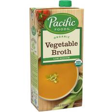 Broth & Stock Pacific Foods Gluten Free Organic Low Sodium Vegetable Broth
