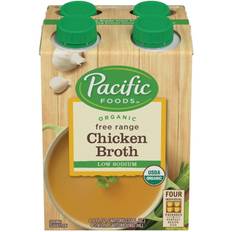 Pacific Foods Gluten Free Organic Low Sodium Free Range Chicken Broth