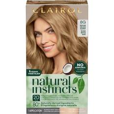 Natural Instincts Demi-Permanent Hair Color Creme 8G Medium Golden Blonde Hair Dye 1