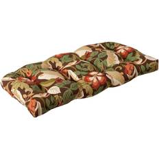 Chair Cushions Pillow Perfect Wicker Bench/Loveseat/Swing Floral Chair Cushions Brown, White, Green, Red