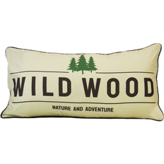 Donna Sharp Your Lifestyle The Outdoors Wild Wood Reversible Oblong Complete Decoration Pillows Brown, Multicolor, Natural, Green, Beige