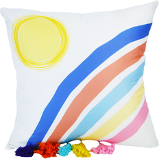 Donna Sharp Smoothie Rainbow Complete Decoration Pillows Multicolor, White (45.72x45.72)