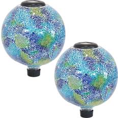 Globes 10 Azul Terra Glass Gazing Ball