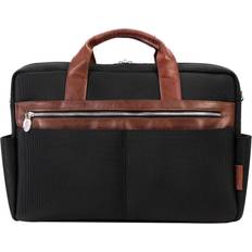 McKlein USA SOUTHPORT U Series Nylon Dual Compartment Briefcase, Black (79105) Quill Black