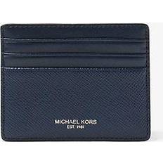 Michael Kors Card Cases Michael Kors Harrison Crossgrain Leather Tall Card Case - Blue ONE