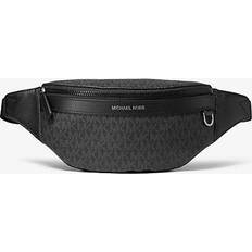 Handbags Michael Kors Greyson Logo Sling Pack Black ONE SIZE