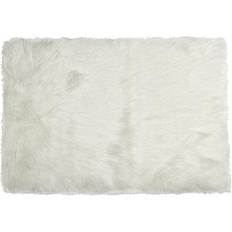 Luxe Faux Fur Hudson White 36x60"