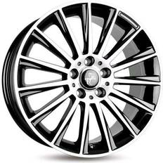 Keskin 17" - 5/112 Autofelgen Keskin KT18 Black Front Polish 7x17 5/112 ET48 CB66.6