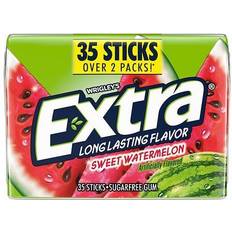 Extra Sweet Watermelon Sugar Free Chewing Gum Mega Sticks 35.0