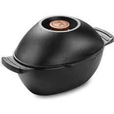 Outset Cast Iron Sauce Pot with Brush