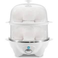 Elite Gourmet 7-Egg Easy Egg Cooker White with Automatic Shut Off EGC007CW  - The Home Depot