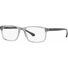 Emporio Armani Glasses & Reading Glasses Emporio Armani Man Transparent Grey Transparent Grey