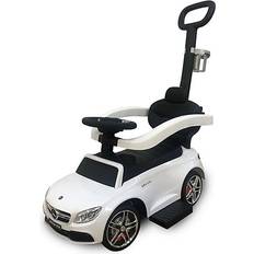 Ride-On Toys Best Ride On Cars Mercedes Amg C63 3-In-1 Ride-On Car In White White
