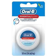 Oral-B Dental Floss Oral-B EssentialFloss Mint Dental Floss Cavity Defense Waxed 50m