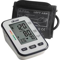 Health Care Meters Drive Medical Deluxe Digital Blood Pressure Monitor White White