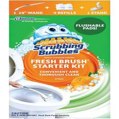 Bathroom Cleaners Scrubbing Bubbles Fresh Brush Disposable Toilet Scrubber Kit