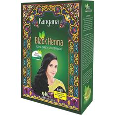 Black Henna Hair Dyes Kangana Black Henna Powder for Grey Coverage Natural Black Henna Powder