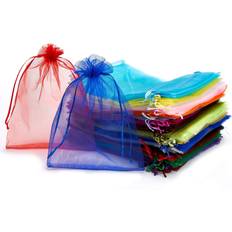 Craft and Party 6x9 Sheer Drawstring Organza Jewelry Pouches Wedding  Party Christmas Favor Gift Bags