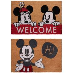 Gertmenian Disney Mickey Mouse Doormat Rug Retro Classic Red, Orange