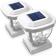 Wall Lamps Zone Security Solar Post Cap Wall Light