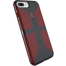 Apple iphone 6 Speck CandyShell Grip Case for Apple iPhone 8 Plus iPhone 7 Plus and iPhone 6 Plus Gray/Red
