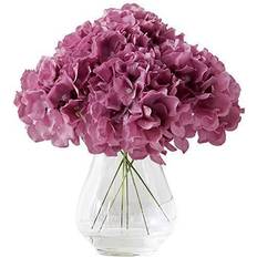 Flowers for Weddings, Love Flowers Silk Hydrangea Mauve Bunches 10