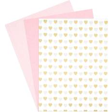 Crown 480 Sheets Bulk Pack Pink Tissue Paper Gift Assorted Sizes , Colors