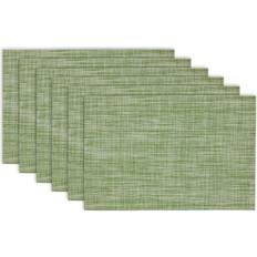 Green Place Mats Zingz & Thingz Tweed Fig Place Mat Green
