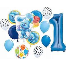 Blue's Clues 1st Birthday Party Supplies Blue the Dog Balloon Bouquet Decorations