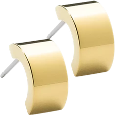 Blomdahl GT Pendant Plain Grand Curved Earrings - Gold