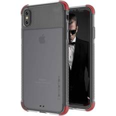 Apple iPhone XS Max Mobile Phone Cases Ghostek Covert 2 Clear Silicone Case for iPhone XS Max, Red