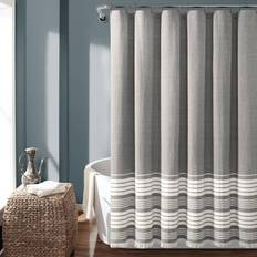 Gray Shower Curtains Lush Decor Yarn Dyed Tassel Fringe Shower